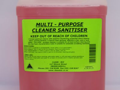 Multipurpose Cleaner Sanitiser