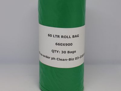 60L Green Rubbish Bag