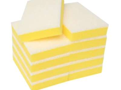 Scourer Sponge Yellow/ White