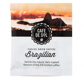 Cafe de Sol Brazilian Freeze Dried Coffee Sachets