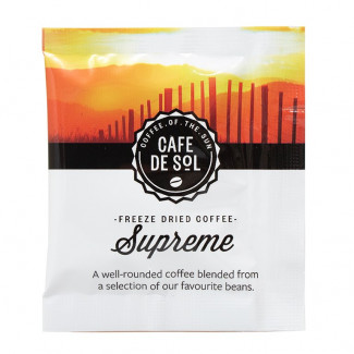 Cafe de Sol Supreme Freeze Dried Coffee Sachets
