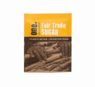One Fair Trade Sugar Sachet